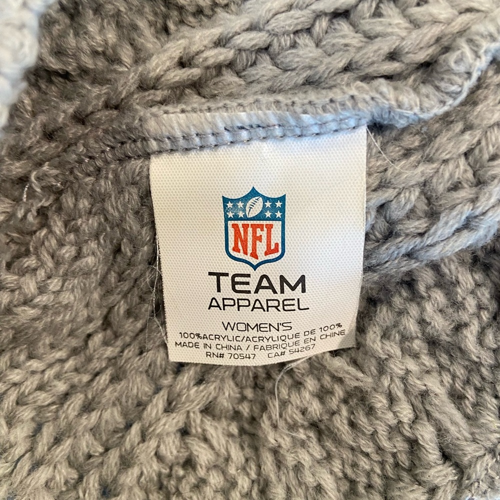 Baltimore Ravens NFL Gray Knit Beanie with Logo - Picture 6 of 6